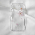 風に揺れる桜｜本物の花の立体スマホケース｜ikkasoel